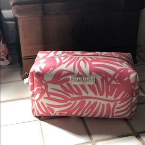 Kate Spade coral design make up bag